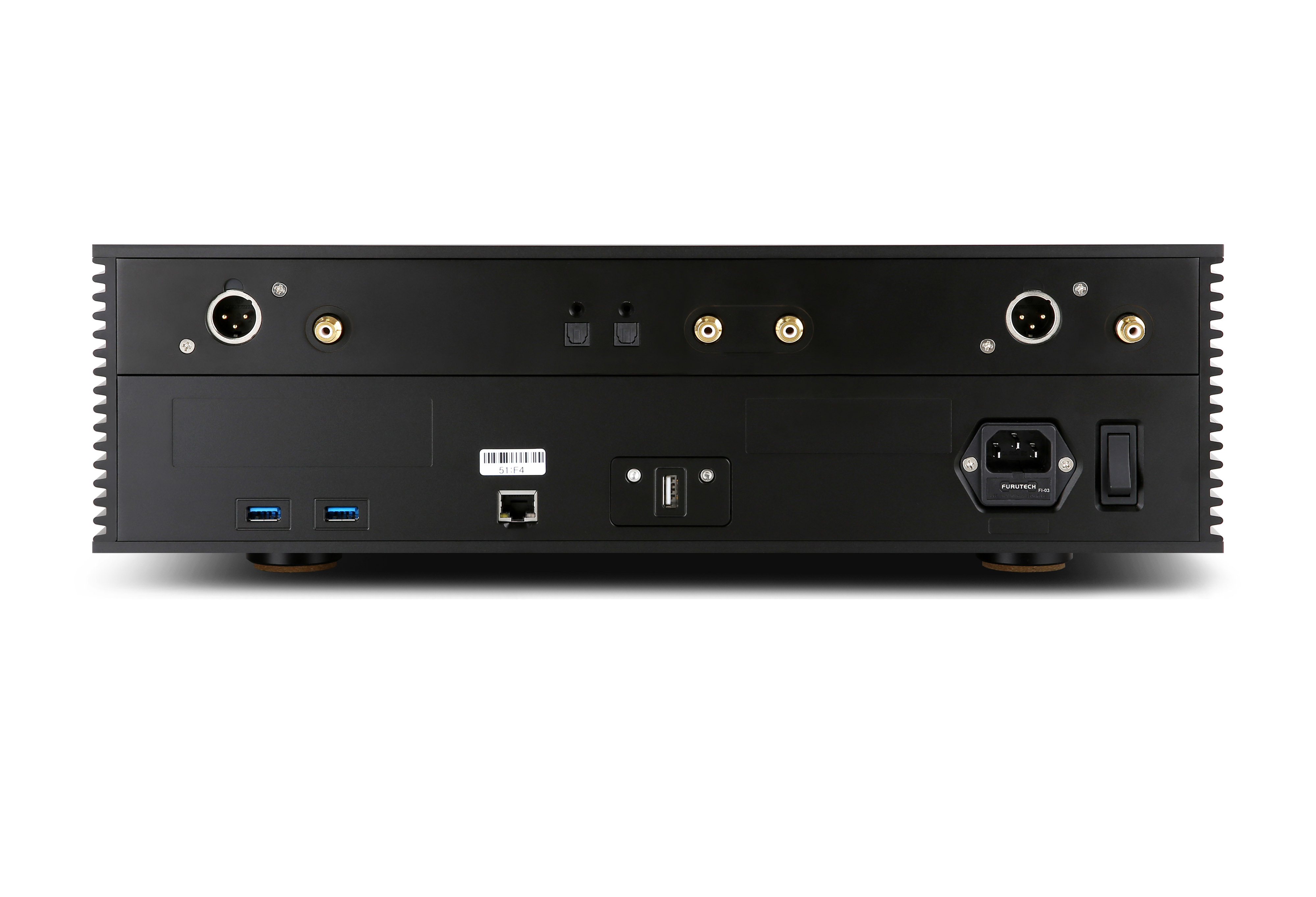 Aurender A30 Schwarz - CD-Ripper, Audio Streamer und Server mit eingebautem Digital Wandler (DAC)
