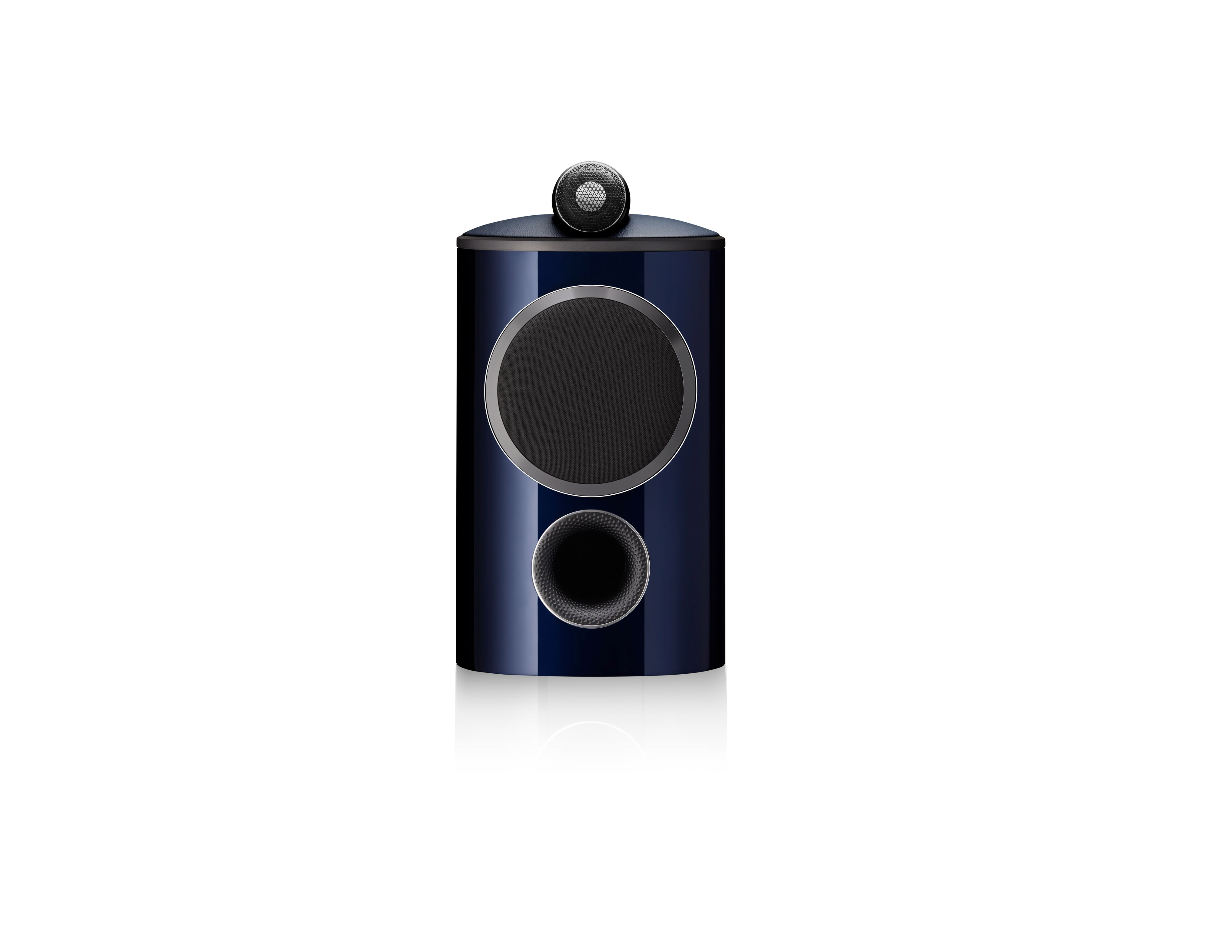 Bowers & Wilkins 805 D4 Signature Midnight Blue Metallic Lautsprecher  mit Abdeckung
